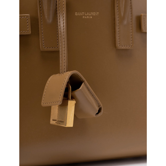 $2600 BRAND NEW SAINT LAURENT YSL NANO SAC DE JOUR LEATHER TOTE SHOULDER BAG! - Picture 4 of 15